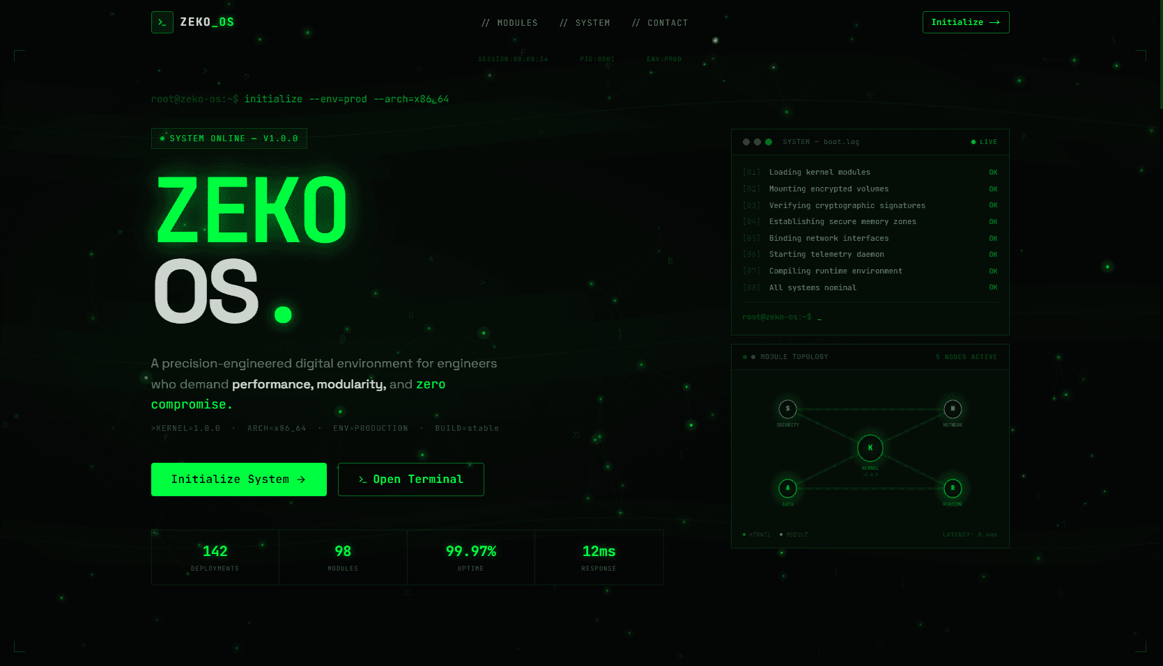 ZEKO_OS project screenshot